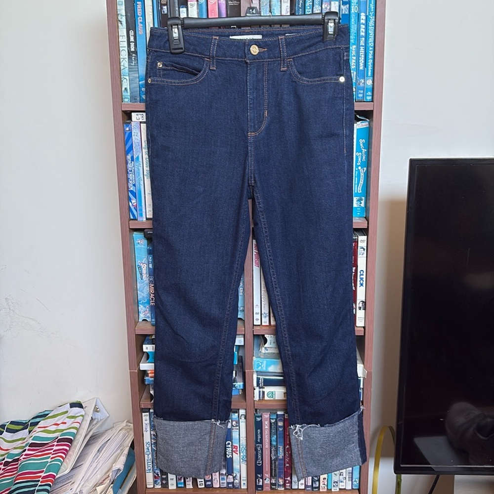 Guess Retro 1981 Skinny High Waisted  High Cuff/ Ankle Jeans Size 27